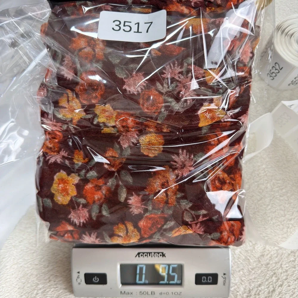 Ember floral mesh